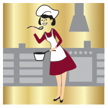 Home Suzanne in Kitchen Icon