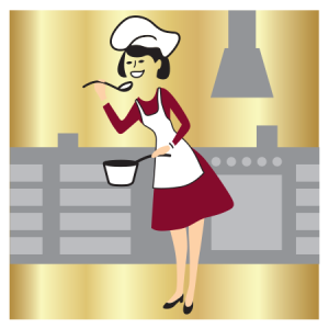 Suzanne In Kitchen Graphic Suzanne In Kitchen Graphic
